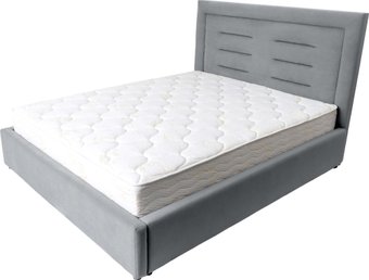 Кровать Krones Афина Мод.1 (велюр, серый)