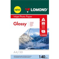 Фотобумага Lomond двухсторонняя глянцевая А4 140 г/м2 50 л 0102095