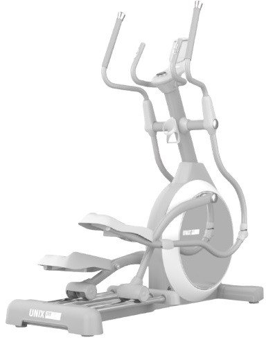 Эллиптический тренажер Unixfit MV-850 (Auto Incline) Mirror