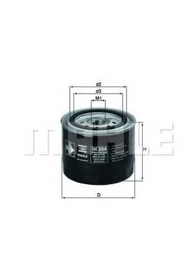 

Масляный фильтр Mahle Knecht OC204