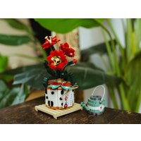 Конструктор LOZ Красный цветок в горшке 1285_MK