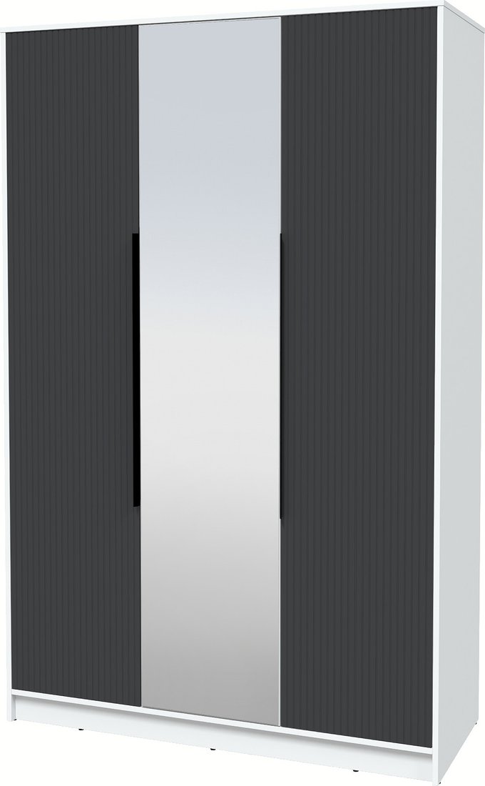 

Шкаф распашной Интерлиния Концепт Лайн КТ-Ш3з (белый платинум/пепел)