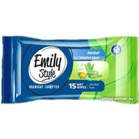 Влажные салфетки Emily Style Энергия трав (15 шт) в Бресте