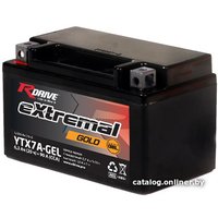 Мотоциклетный аккумулятор RDrive eXtremal Gold YTX7A-GEL (6 А·ч)