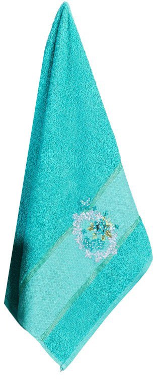 Полотенце Merzuka Brentis 50x90 11963 (в коробке,бирюзовый)