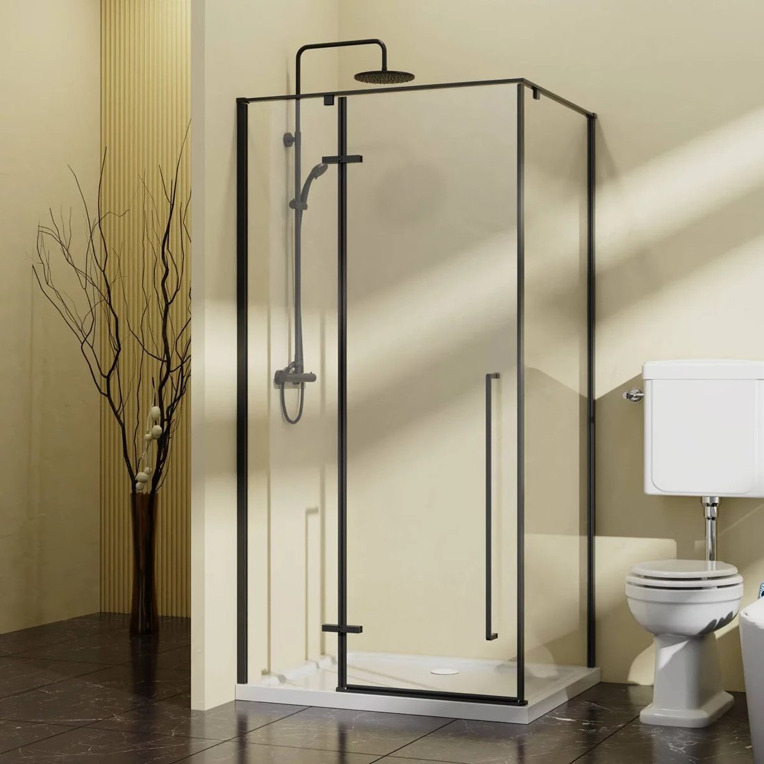 Душевой уголок Vincea Slim-N VSR-5SN1010CLB
