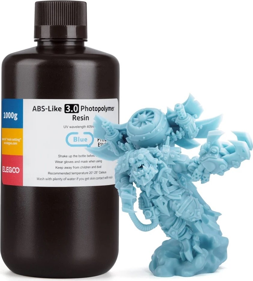 

Фотополимер Elegoo ABSlike V3.0 1кг (синий)