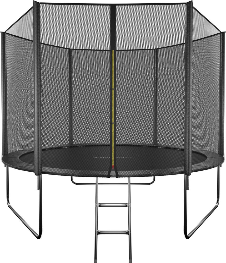 

Батут GetActive Jump 10ft - 312 см с лестницей, внешней сеткой (черный)