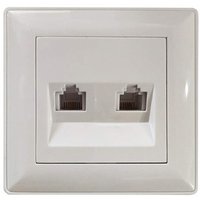 Розетка телефонная КС Дабрабыт СП Phone 74875 (белый)