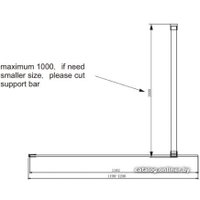 Душевая стенка Ambassador Walk-in 15031112 120
