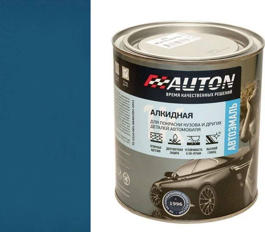 

Автомобильная краска Auton алкидная - 1115 Синяя - банка 800 мл