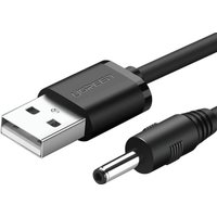 Кабель Ugreen US277 USB 2.0 Type-A - DC 3.5 мм 10376 (1 м, черный)