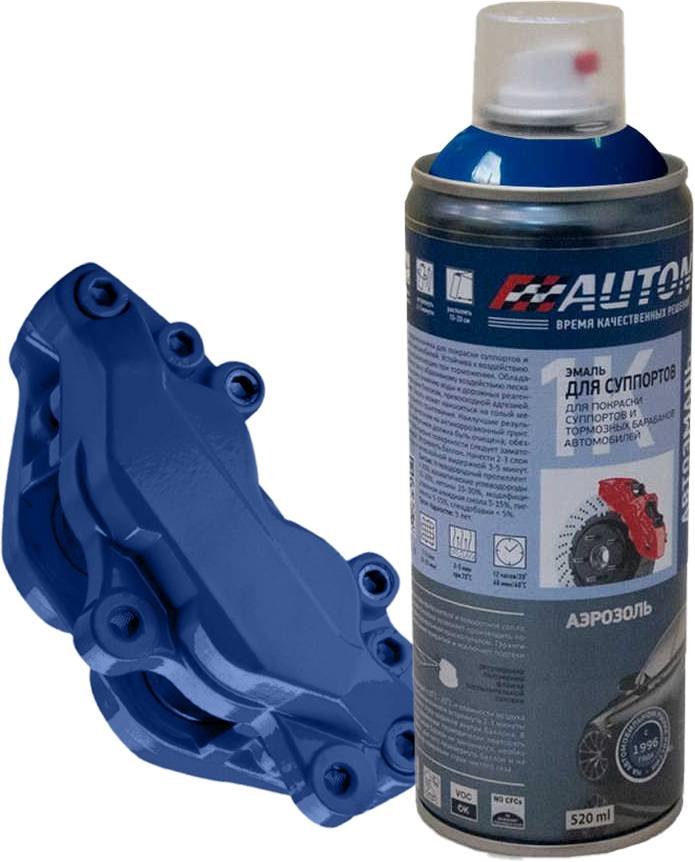 

Автомобильная краска Auton для суппортов - Синяя - аэр. 520 мл