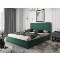 Кровать НК-Мебель Соната 160x200 72303674 (велюр зеленый/Happy 697)