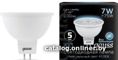 Светодиодная лампочка Gauss GU5.3 7Вт 4100K [101505207]