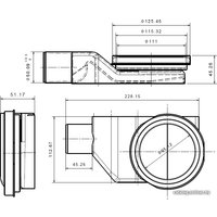 Трап/канал Pestan Standard Angle 2