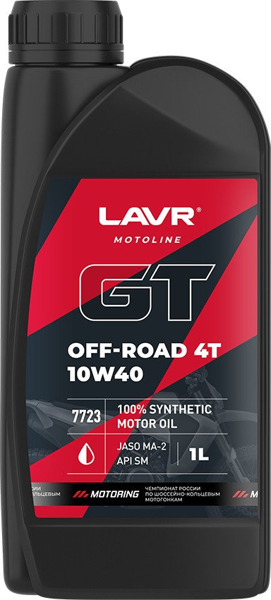 

Моторное масло Lavr GT Off Road 4T 10W-40 SM 1л