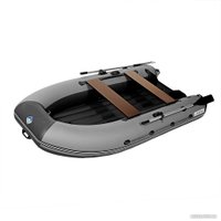 Моторно-килевая лодка Лоцман 300 НДНД (серый/черный)