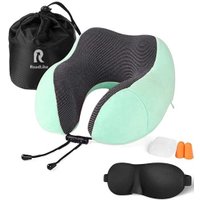 Подушка для путешествий RoadLike Travel Kit Velvet 407128 (мятный)