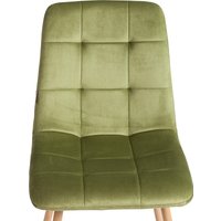 Стул TetChair Chilly mod. JSC-220 (зеленый/натуральный)