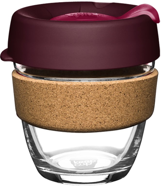 

Многоразовый стакан KeepCup Brew Cork S Kangaroo Raw 227мл (бордовый)