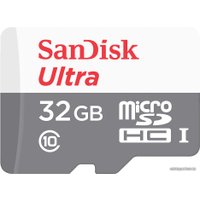 Карта памяти SanDisk Ultra microSDHC SDSQUNR-032G-GN3MA 32GB (с адаптером)