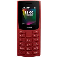 Кнопочный телефон Nokia 106 (2023) Dual SIM TA-1564 (красный)