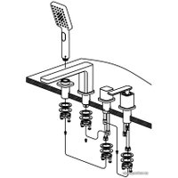 Смеситель Timo Torne 4330/00-16Y (белый/хром)