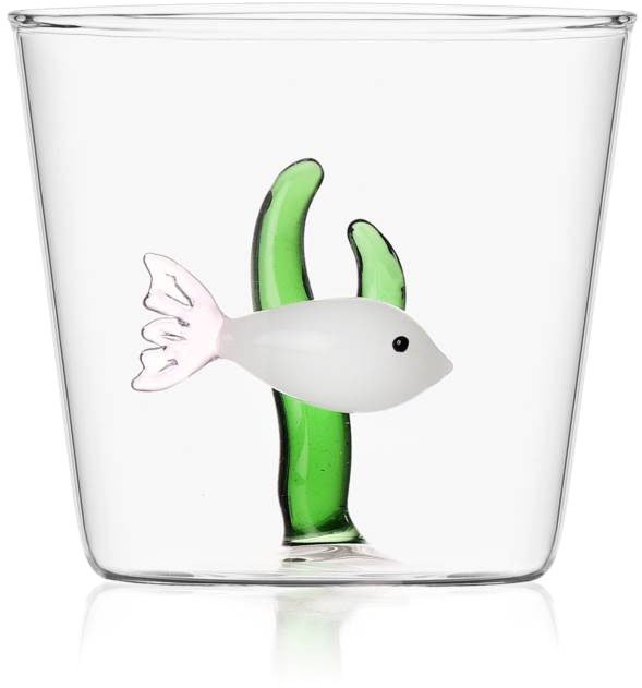 

Стакан для воды и напитков Ichendorf Milano Marine Garden 09352057 (белая рыба и зеленая водоросль)