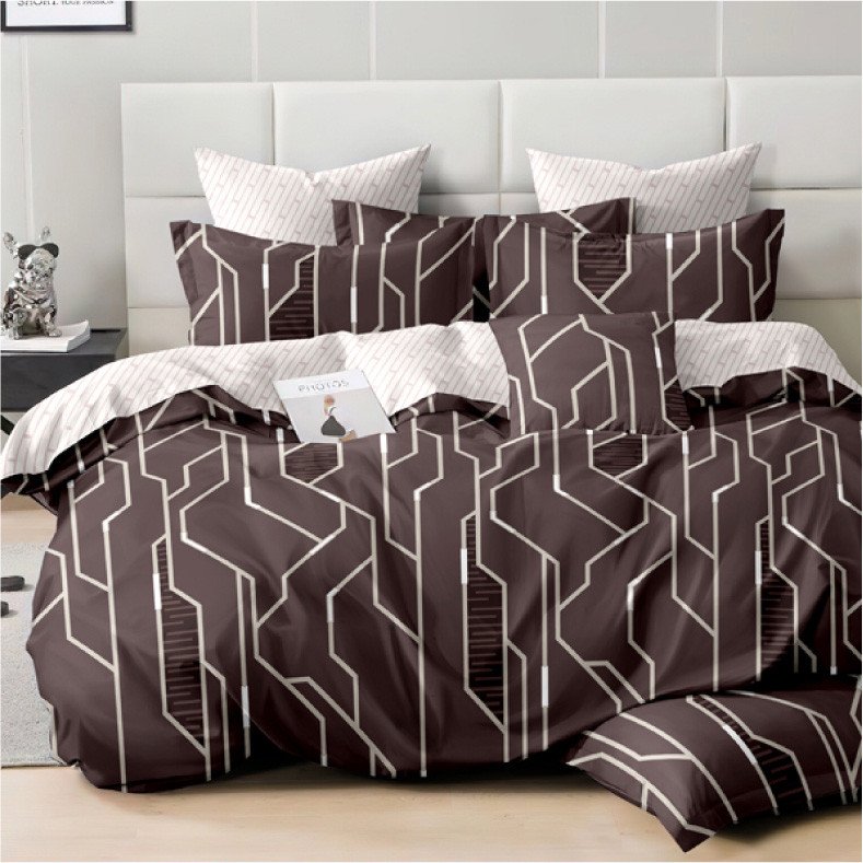 

Постельное белье Alleri Сатин Premium семейный СП-255