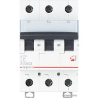 Выключатель автоматический Legrand TX3 3P 50A B 6kA 3M 404005