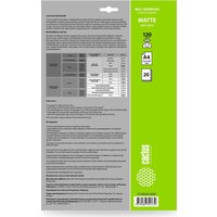 Самоклеящаяся бумага CACTUS матовая A4 120г/м2 20 л CS-MSA412020