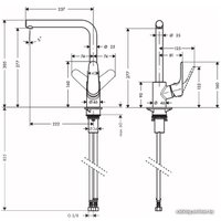 Смеситель Hansgrohe Focus M41 31817670