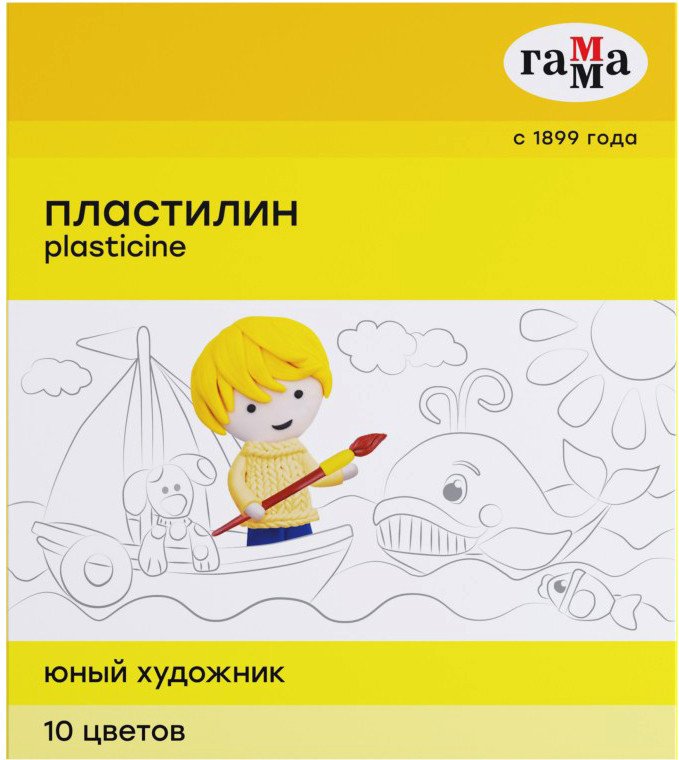 

Пластилин Гамма Юный художник 280044 (10 цв)