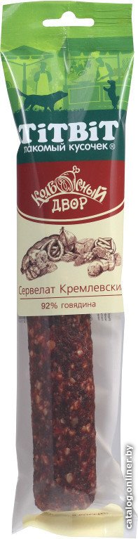 Лакомство для собак TiTBiT Сервелат Кремлевский Колбасный двор 200 г