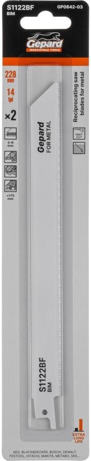 

Набор пильных полотен Gepard GP0642-03