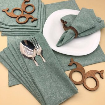 Набор различных предметов ОМурМебель Кит (6шт, синий)