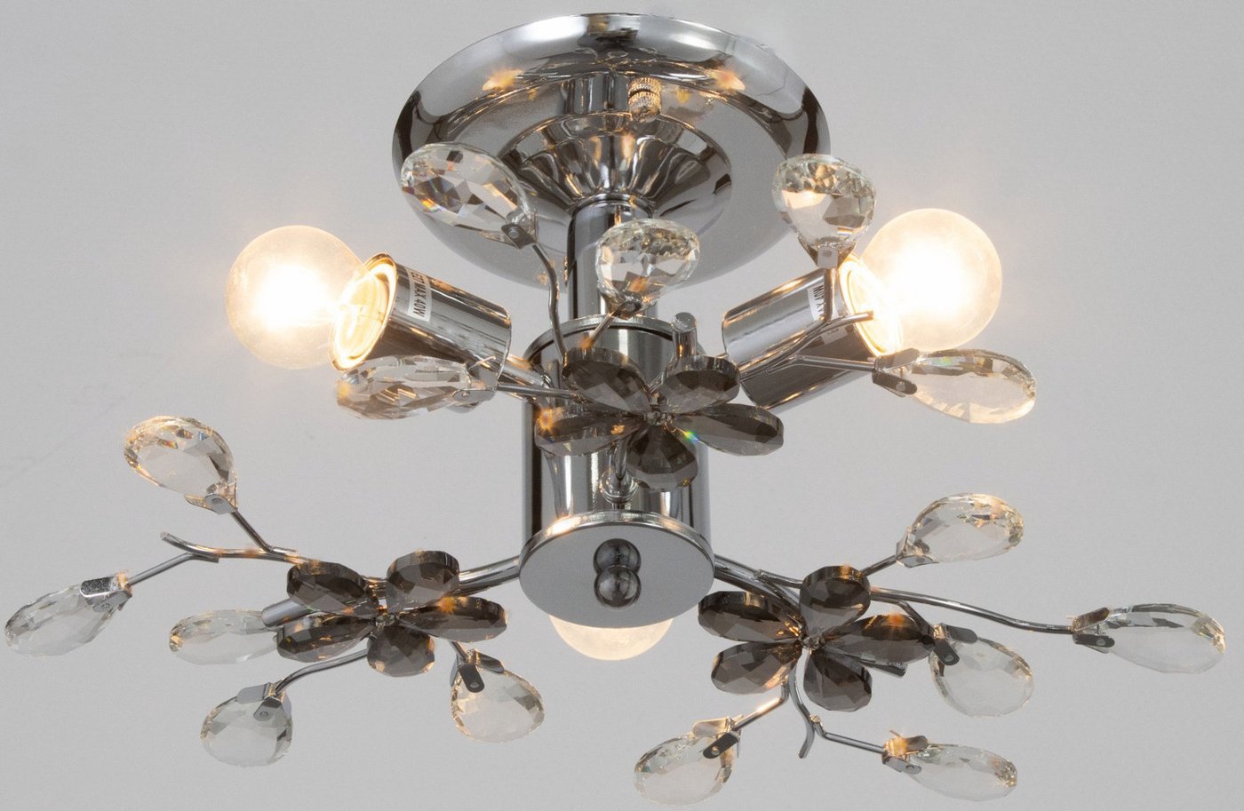 

Припотолочная люстра BayerLux Цветы 10777421 (хром)