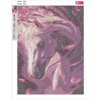 Алмазная мозаика  Феникс+ Лошадь и сакура 70809