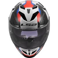 Мотошлем LS2 FF818 Storm III Sporty (M, белый/синий/красный)