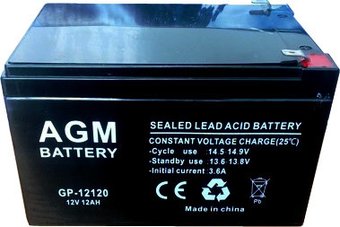 Аккумулятор для ИБП AGM Battery GP 12120 (12В/12 А·ч)