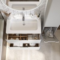  Briz Шкаф-пенал Прато Лайт 35 240 04-06к35-00 02 ЛТ (правый, светло-серый матовый)