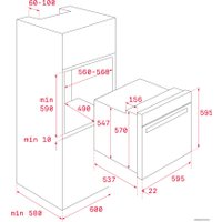 Электрический духовой шкаф TEKA HLB 8600 (серый)