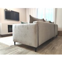 Угловой диван Nord Star Айва Барселона левый (велюр, синий)