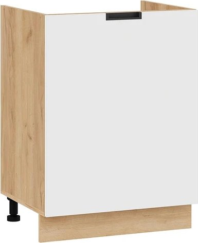 

Шкаф напольный Трия Гренада с одной дверью 1Н6М (дуб крафт золотой/холст белый)