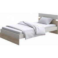 Кровать PROxSON Milton 90x200 (дуб шамони светлый 124/бунратти)