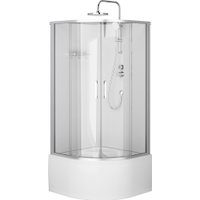 Душевая кабина AM.PM Above 90x90 W9XC-401A-9090MT (хром матовый/прозрачное стекло)