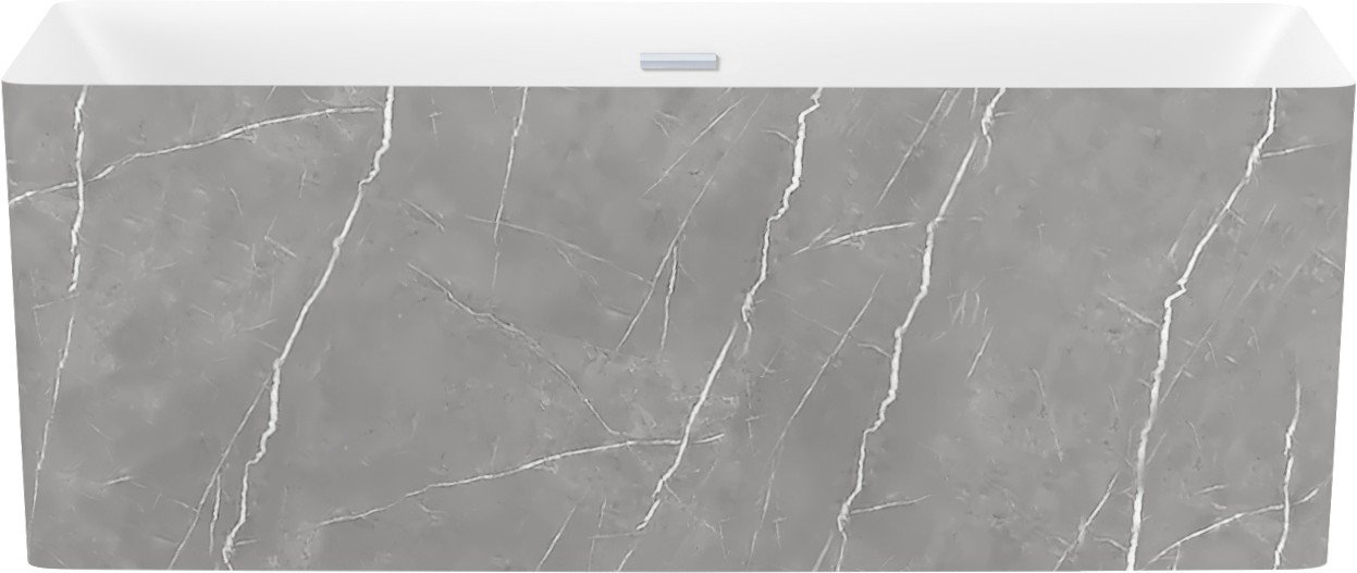 

Ванна Wellsee Pure BY Wellsee 166x77 230705001 (отдельностоящая ванна белый глянец/мат. серый мрамор, экран, ножки, сифон-автомат хром)