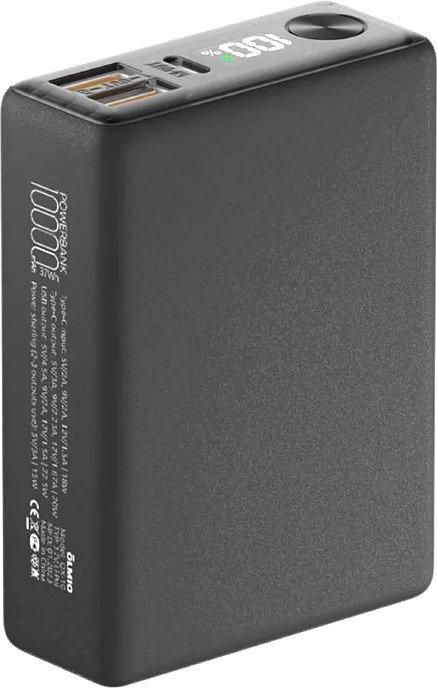 

Внешний аккумулятор Olmio QX-10 10000mAh (графит)