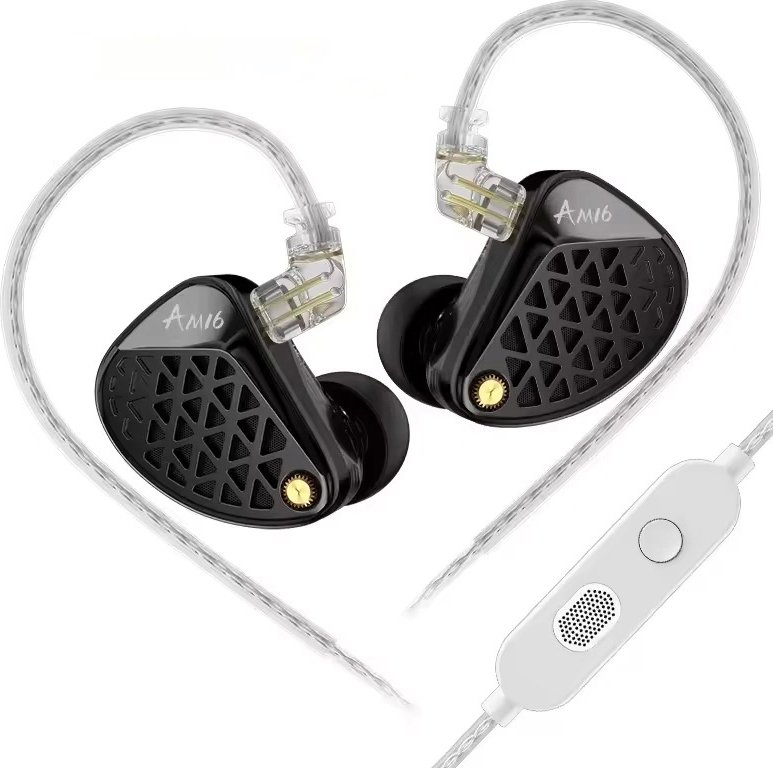 Наушники KZ Acoustics AM16 Bass-Enhanced Edition (с микрофоном)